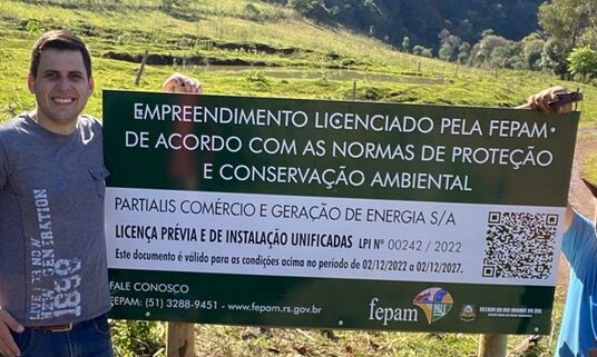 Ambiental placa licença